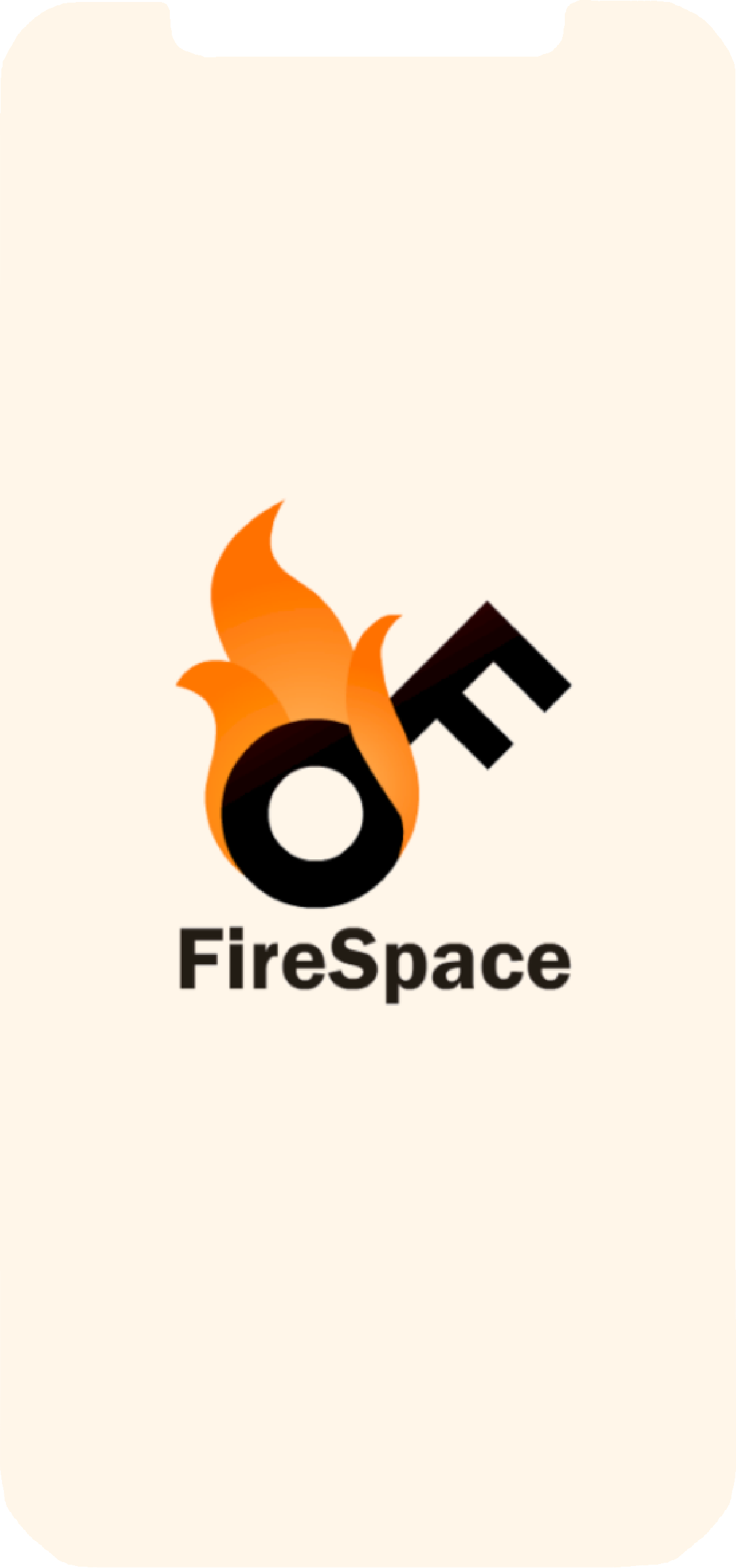 Splash Screen with Logo for FireSpace